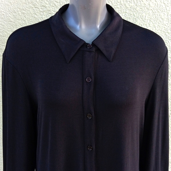 CAMI INTERNATIONAL LADIES BLACK (11) BUTTON FT CLOSURE LUXURY DRESS (TAIWAN) - Picture 4 of 17